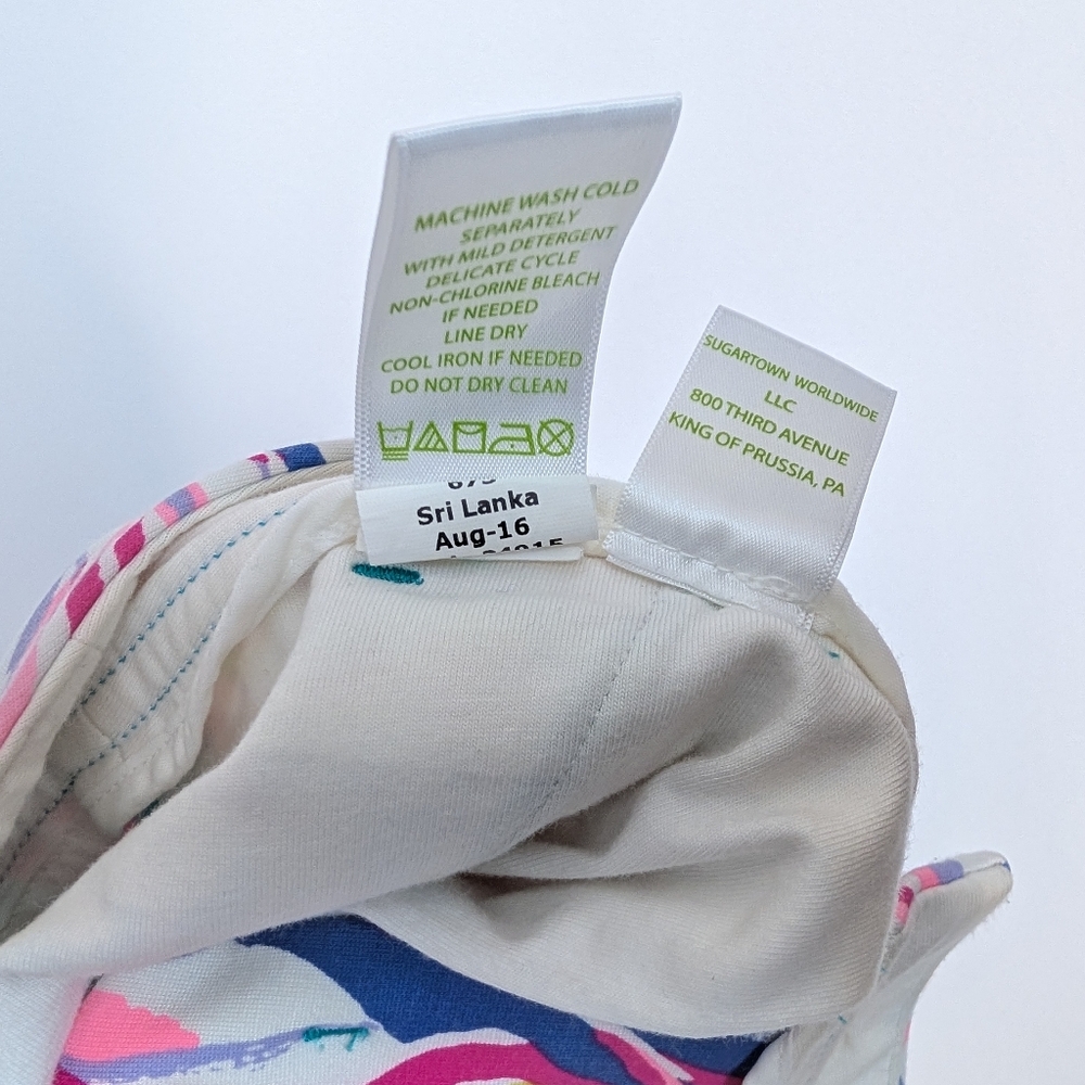 Lilly Pulitzer Callahan Short Knit Agate Green Safari Sighted - Picture 9 of 14